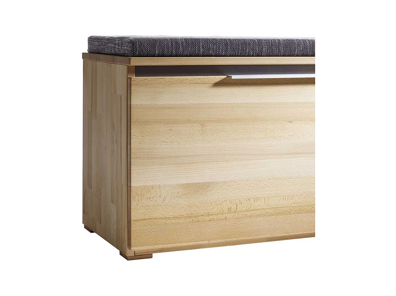 Truhenbank aus Kernbuche Massivholz 80 cm breit