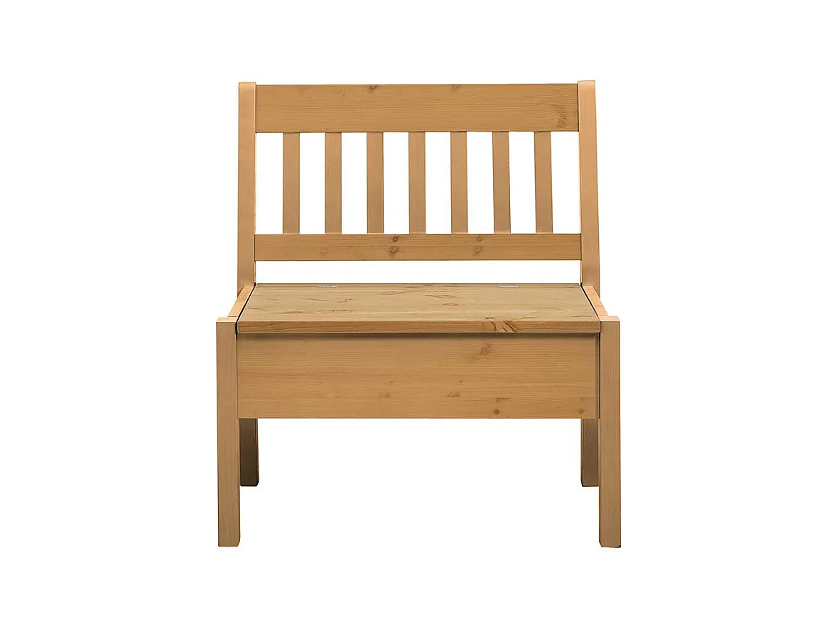 Landhaus Truhenbank aus Kiefer Massivholz