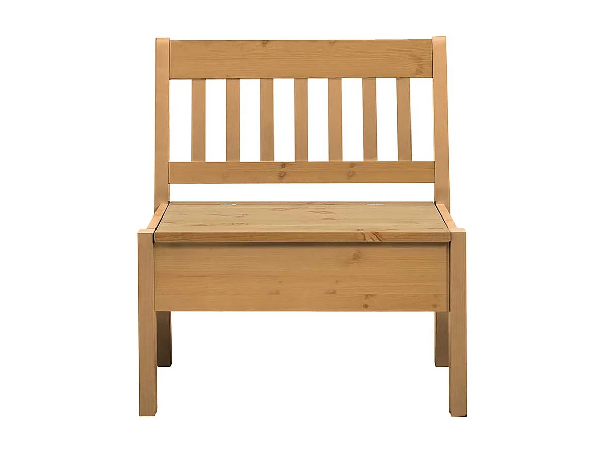 Landhaus Truhenbank aus Kiefer Massivholz