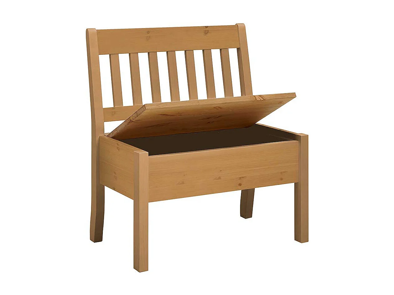 Landhaus Truhenbank aus Kiefer Massivholz