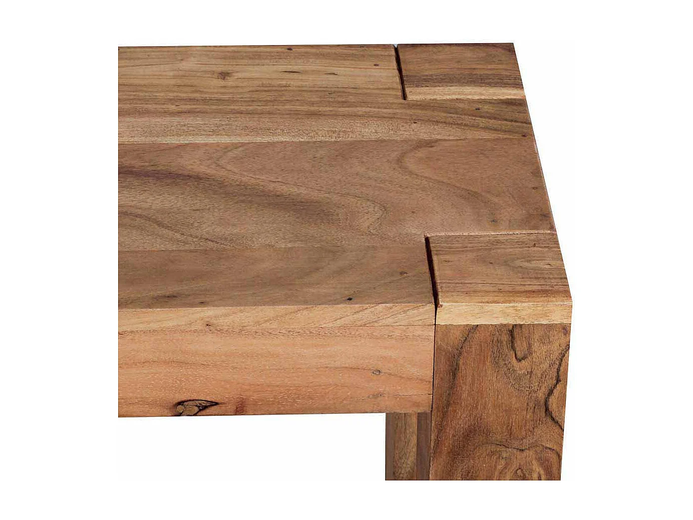 Sitzbank Esszimmer ohne Rückenlehne Akazie Massivholz