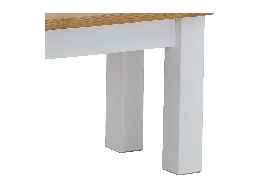 Esstischbank Kiefer zweifarbig aus Massivholz Landhausstil