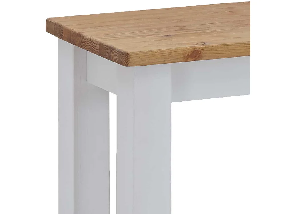 Esstischbank Kiefer zweifarbig aus Massivholz Landhausstil