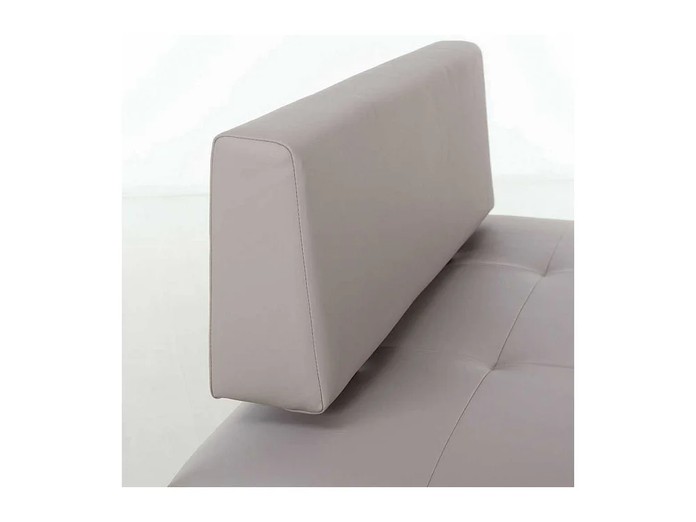 Sitzbank mit Rückenlehne Kunstleder