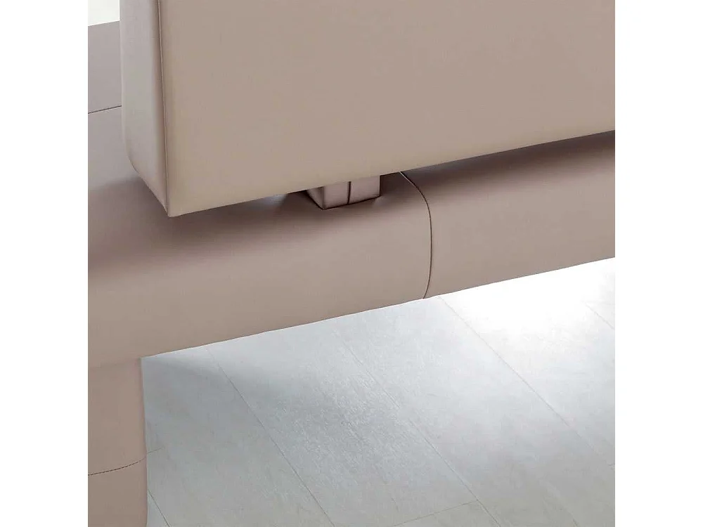 Sitzbank mit Rückenlehne Kunstleder