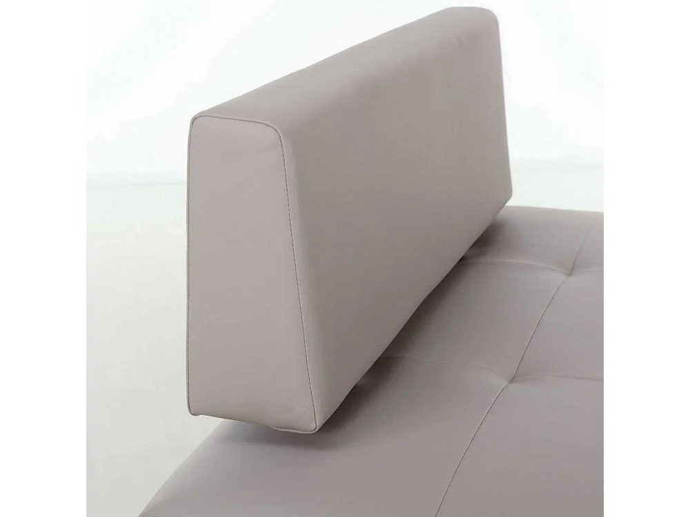 Sitzbank mit Rückenlehne Kunstleder