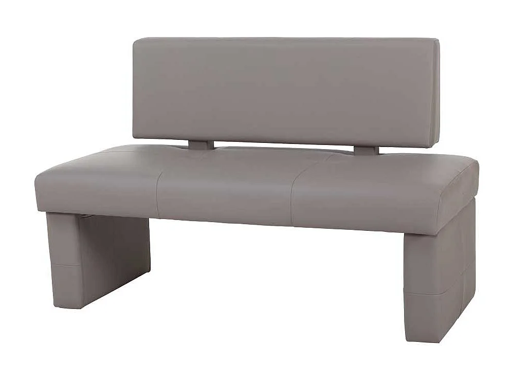 Sitzbank mit Rückenlehne Kunstleder