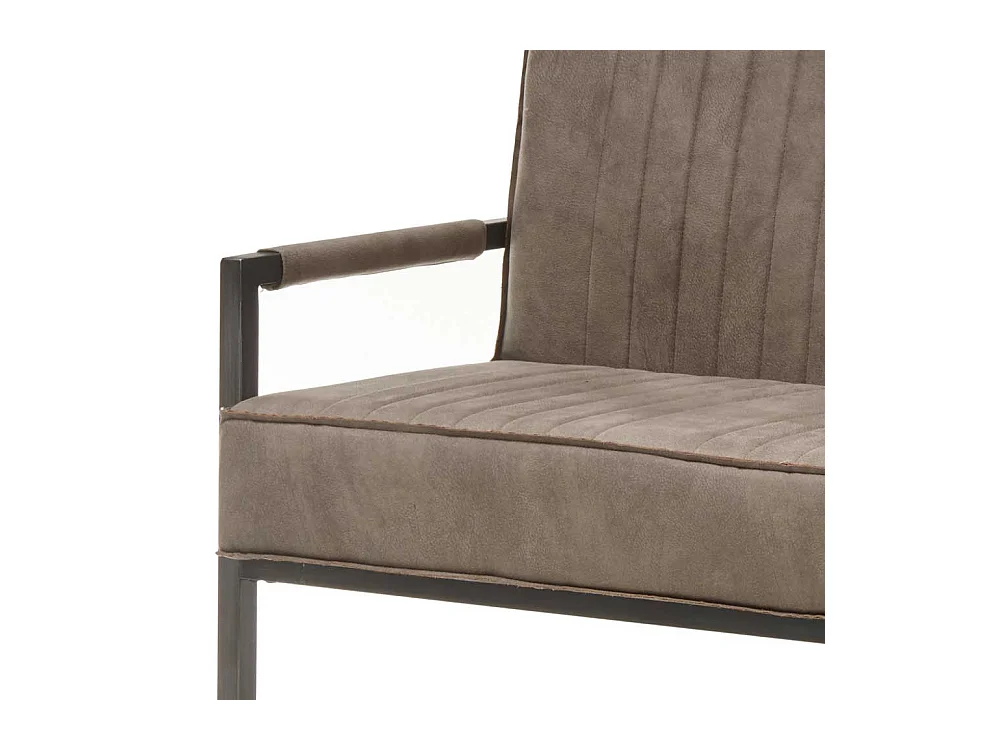 Polster Esszimmerbank in Taupe und Schwarz Bezugsstoff Microfaser