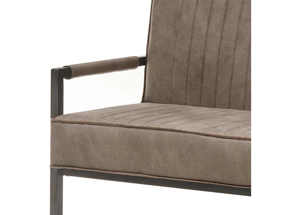 Polster Esszimmerbank in Taupe und Schwarz Bezugsstoff Microfaser