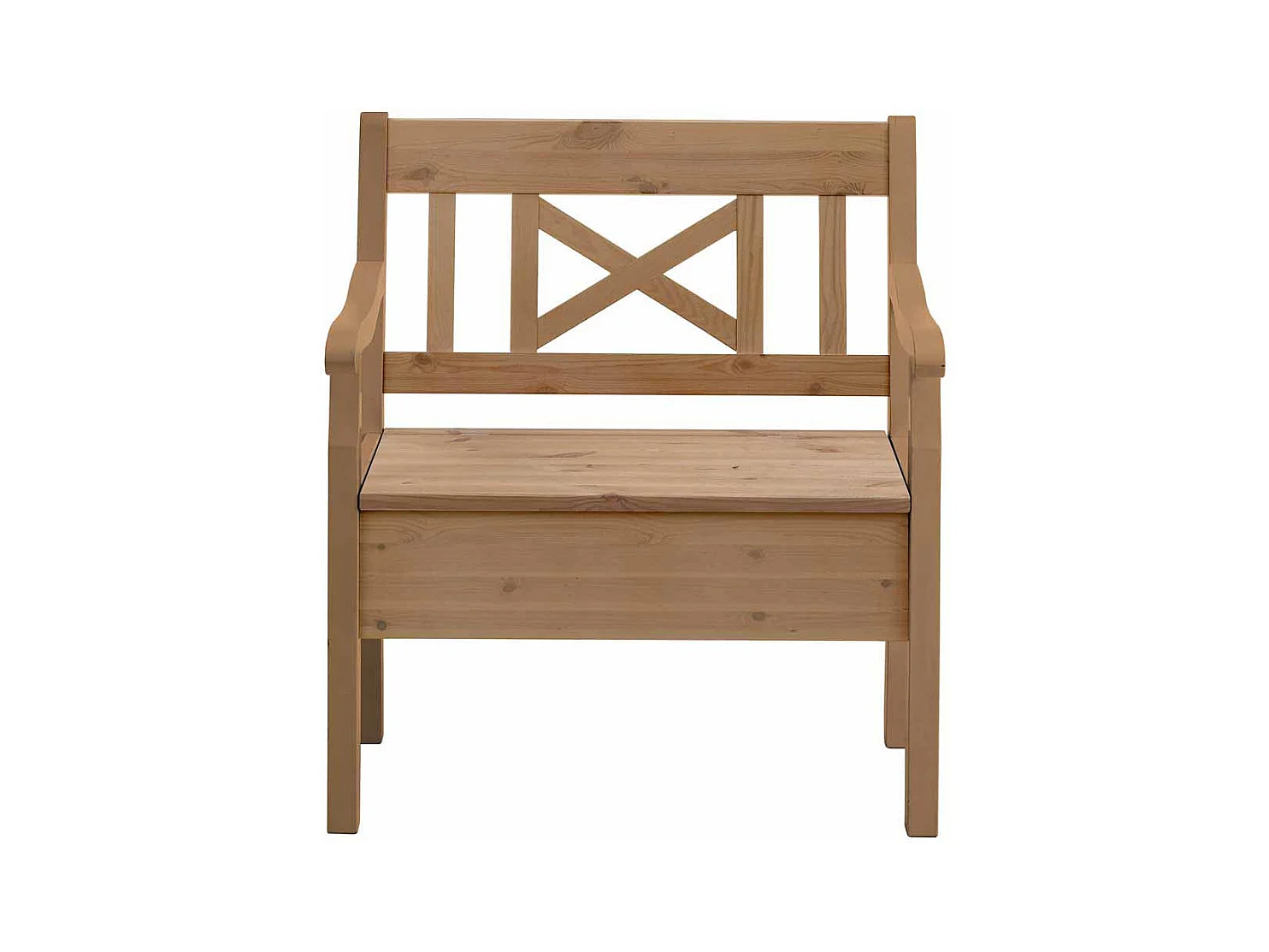 Esszimmerbank aus Kiefer Massivholz Stauraum