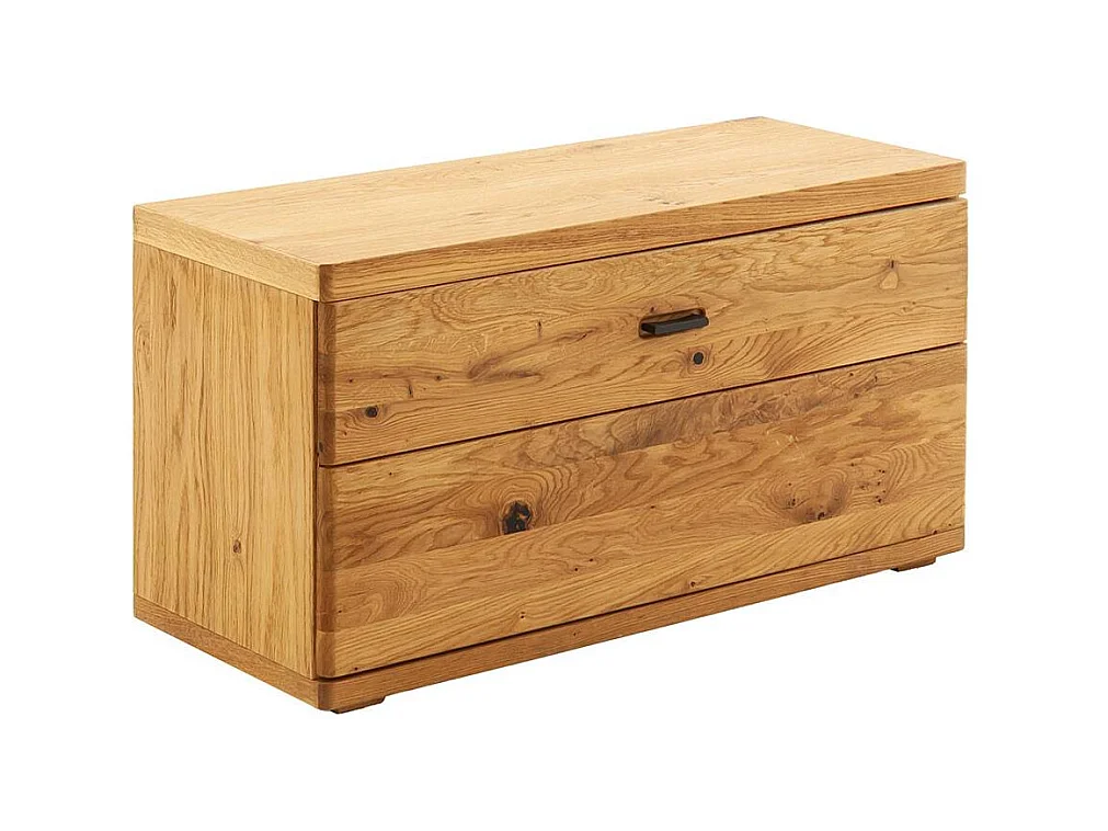 Sitzbank Dielenbank in Wildeichefarben echtholzfurniert