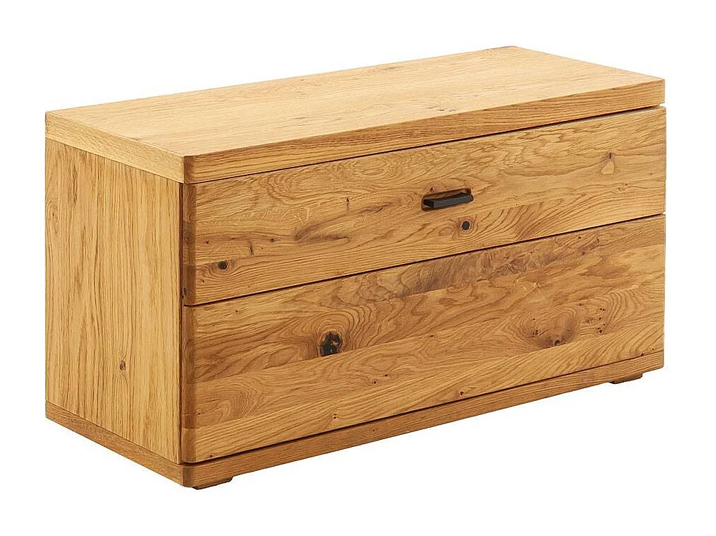 Sitzbank Dielenbank in Wildeichefarben echtholzfurniert