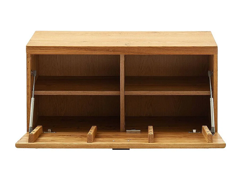 Sitzbank Dielenbank in Wildeichefarben echtholzfurniert