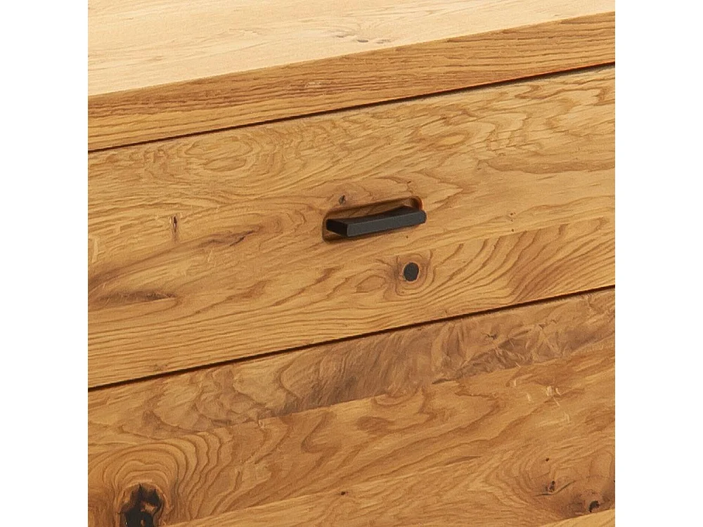 Sitzbank Dielenbank in Wildeichefarben echtholzfurniert