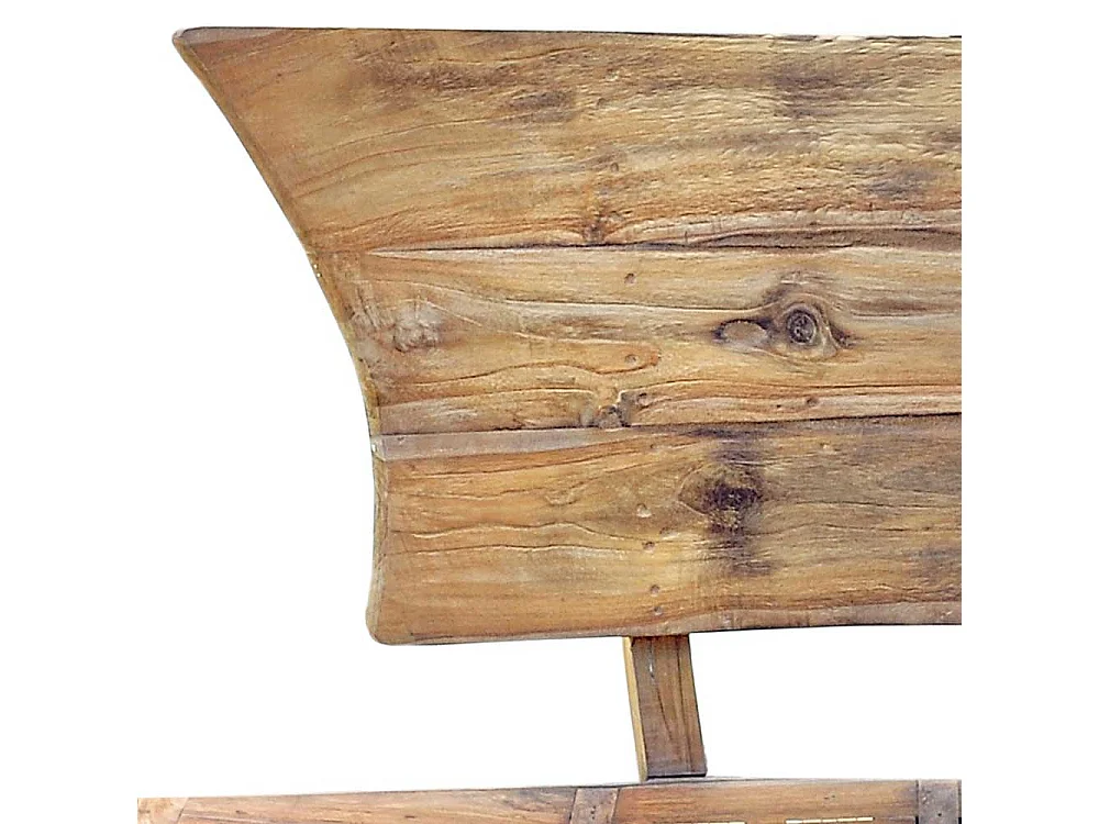 Bootbank aus Teak Massivholz rustikalen Landhausstil