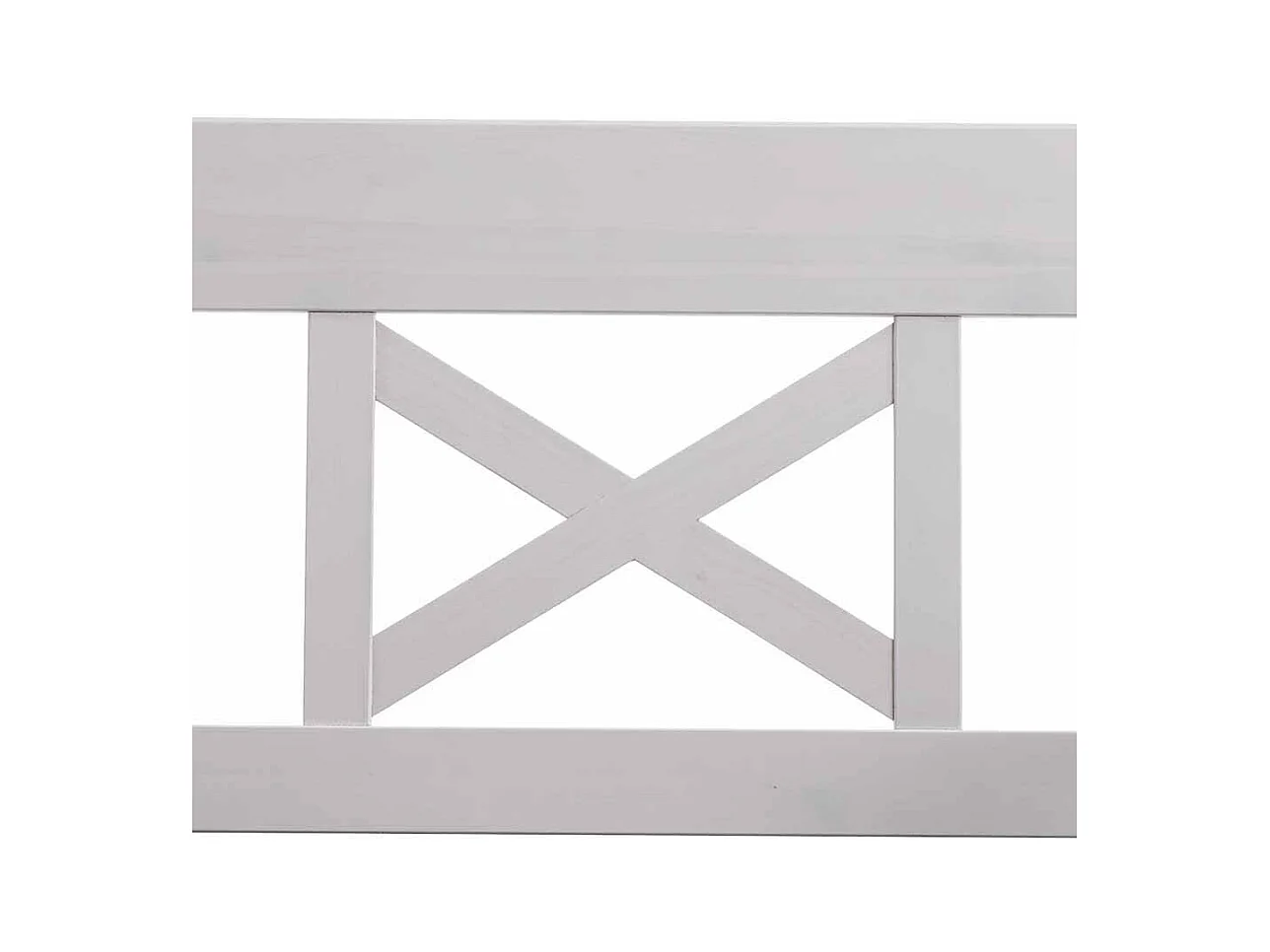 Essbank mit Stauraum Weiß Kiefer massiv