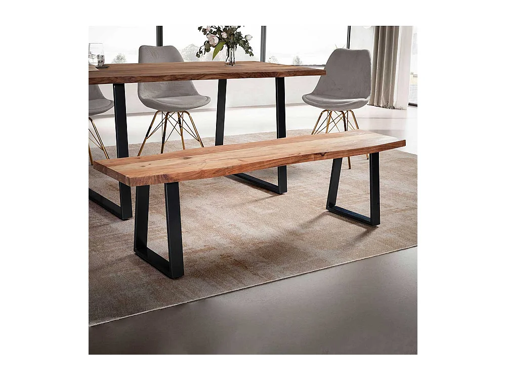 Esszimmerbank Küchenbank im Industry und Loft Stil 46 cm Sitzhöhe