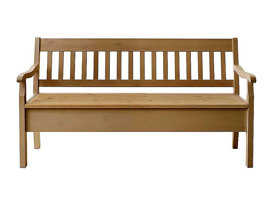 Esszimmerbank mit Stauraum Kiefer Massivholz