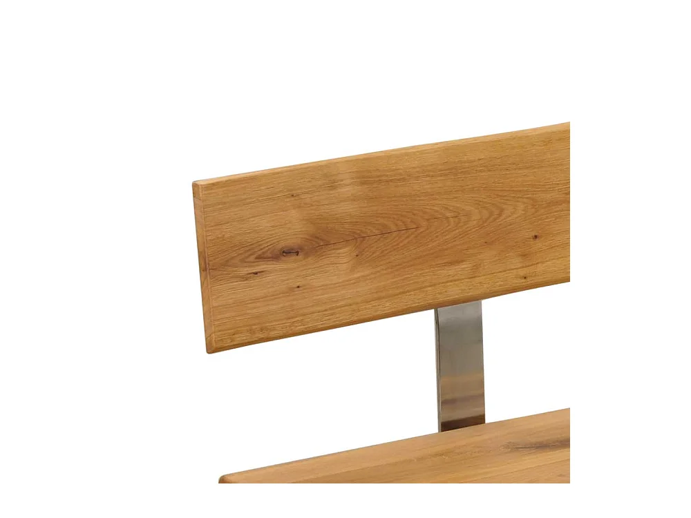 Essbank mit Baumkante Rückenlehne