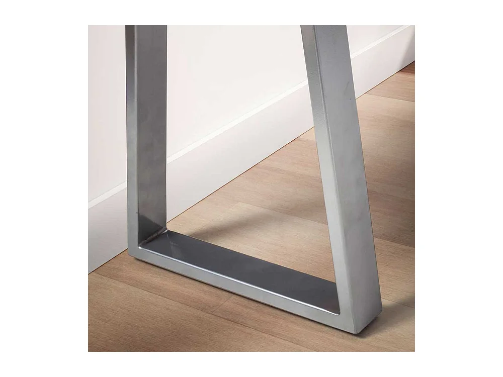 Esszimmerbank Garderobenbank aus Akazie Massivholz und Metall