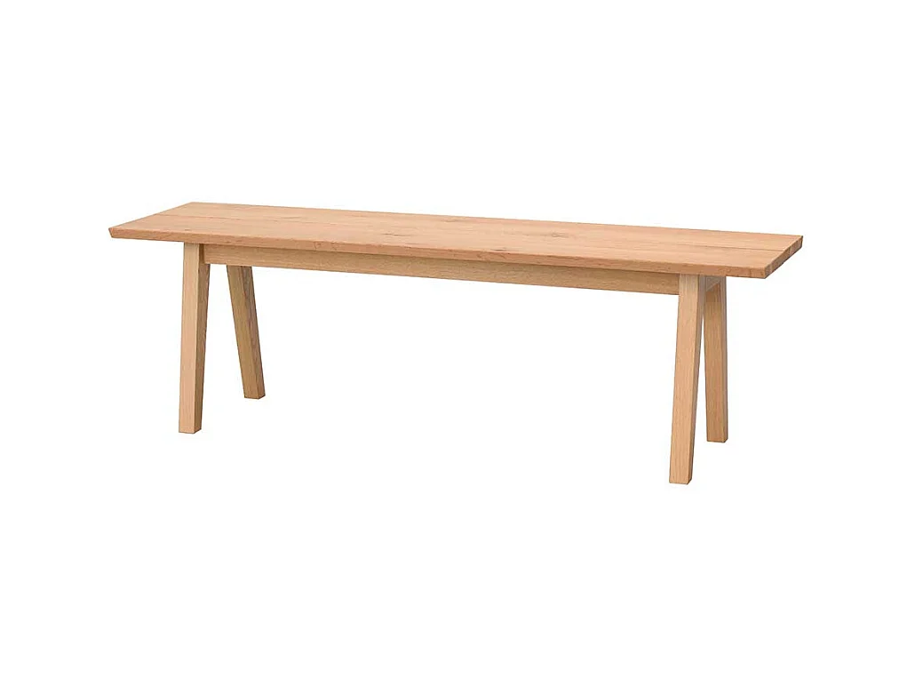 Küchenbank aus Eiche Massivholz 45 cm Sitzhöhe