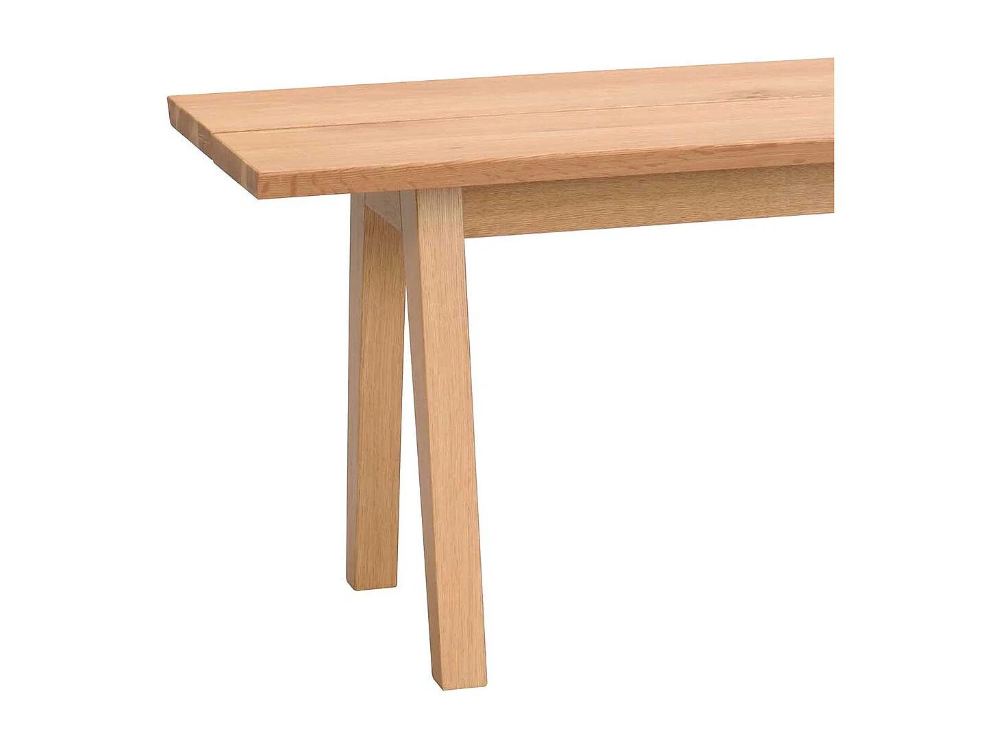 Küchenbank aus Eiche Massivholz 45 cm Sitzhöhe