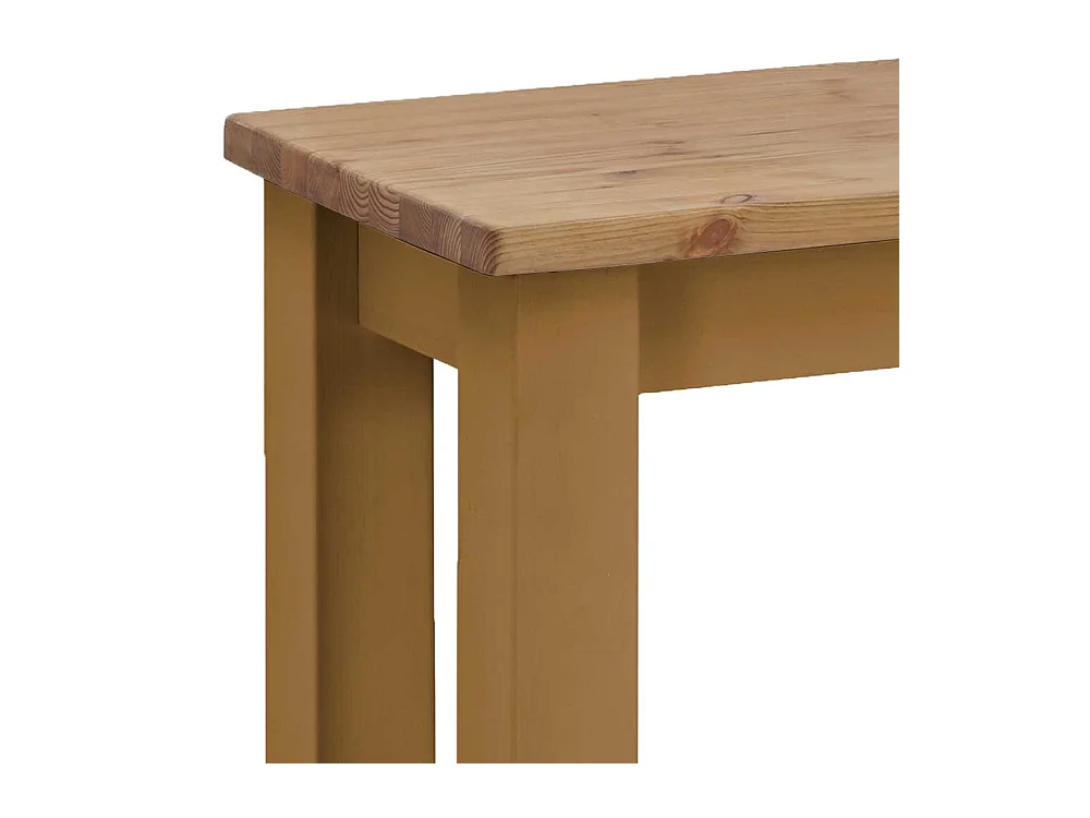 Kiefer Massivholz Sitzbank im Landhausstil 90 cm oder 110 cm breit