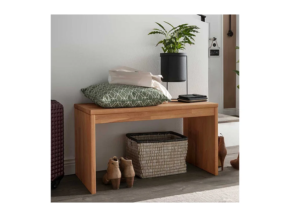 Massivholzbank Buche geölt 45 cm Sitzhöhe