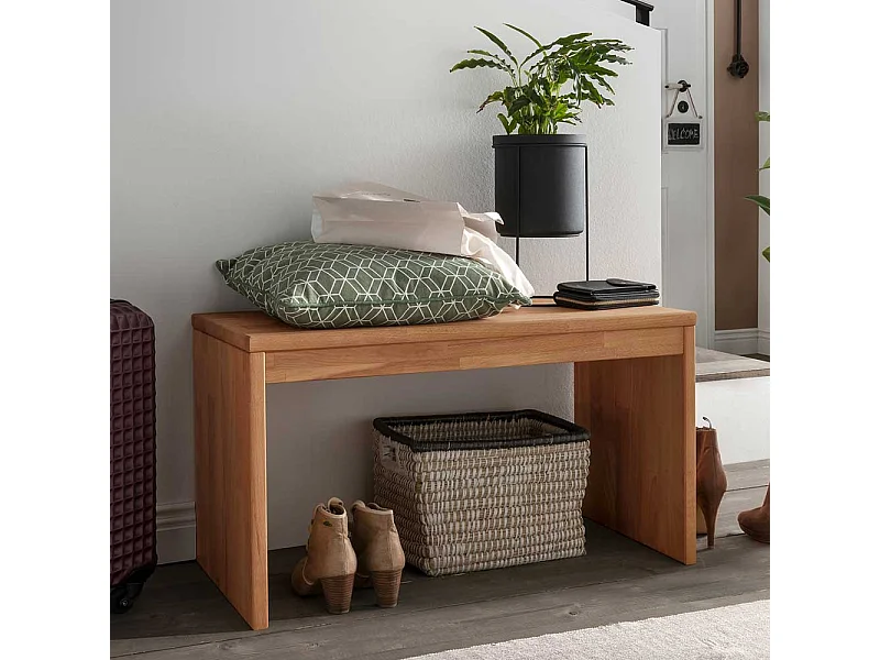 Massivholzbank Buche geölt 45 cm Sitzhöhe