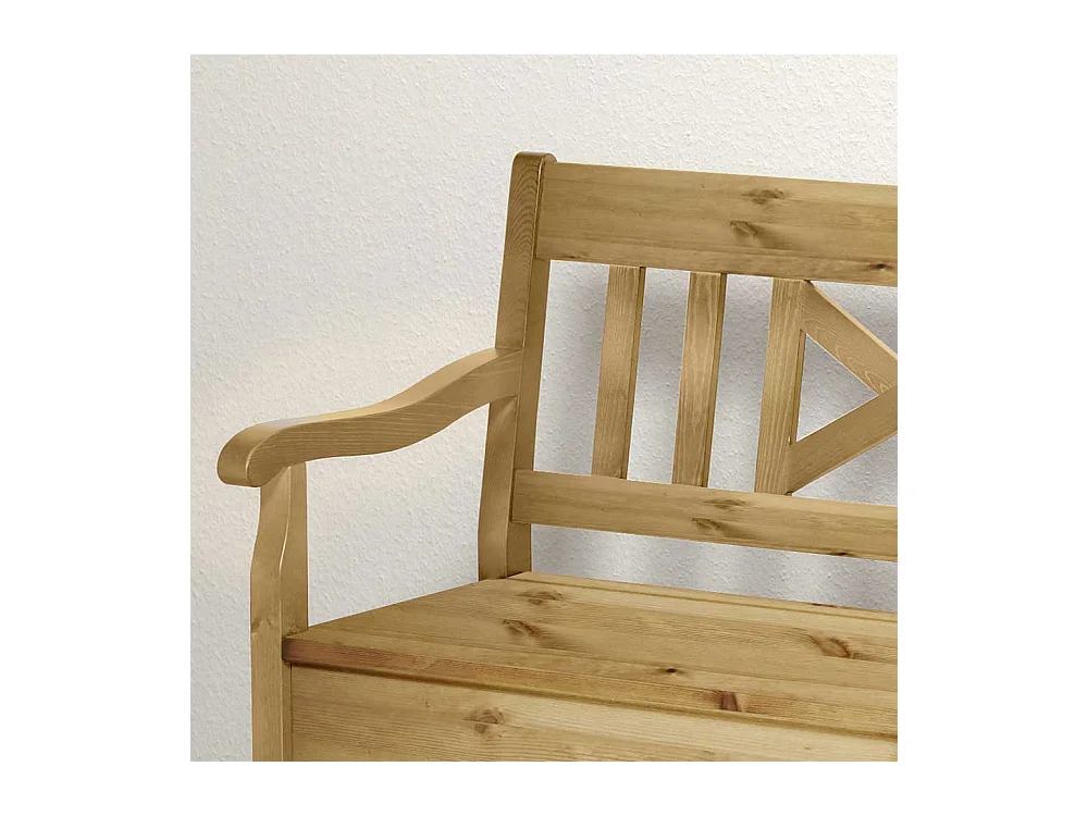 Massivholzbank aus Kiefer Massivholz Landhausstil