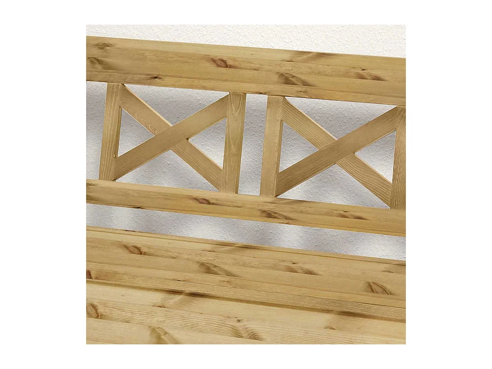 Massivholzbank aus Kiefer Massivholz Landhausstil