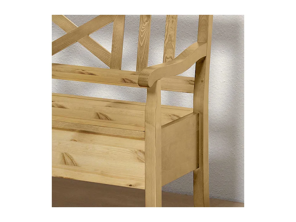 Massivholzbank aus Kiefer Massivholz Landhausstil