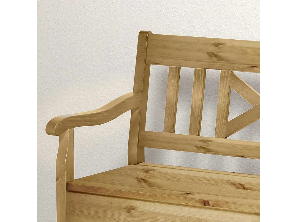 Massivholzbank aus Kiefer Massivholz Landhausstil