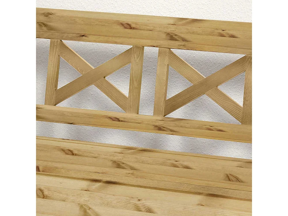 Massivholzbank aus Kiefer Massivholz Landhausstil
