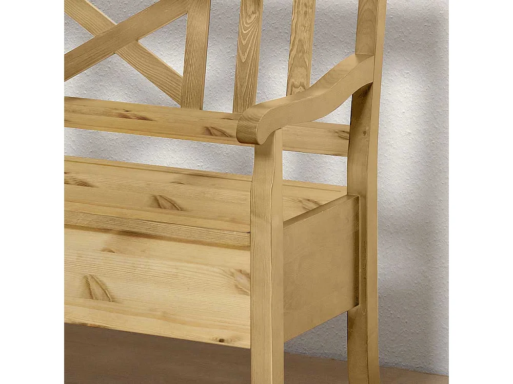 Massivholzbank aus Kiefer Massivholz Landhausstil