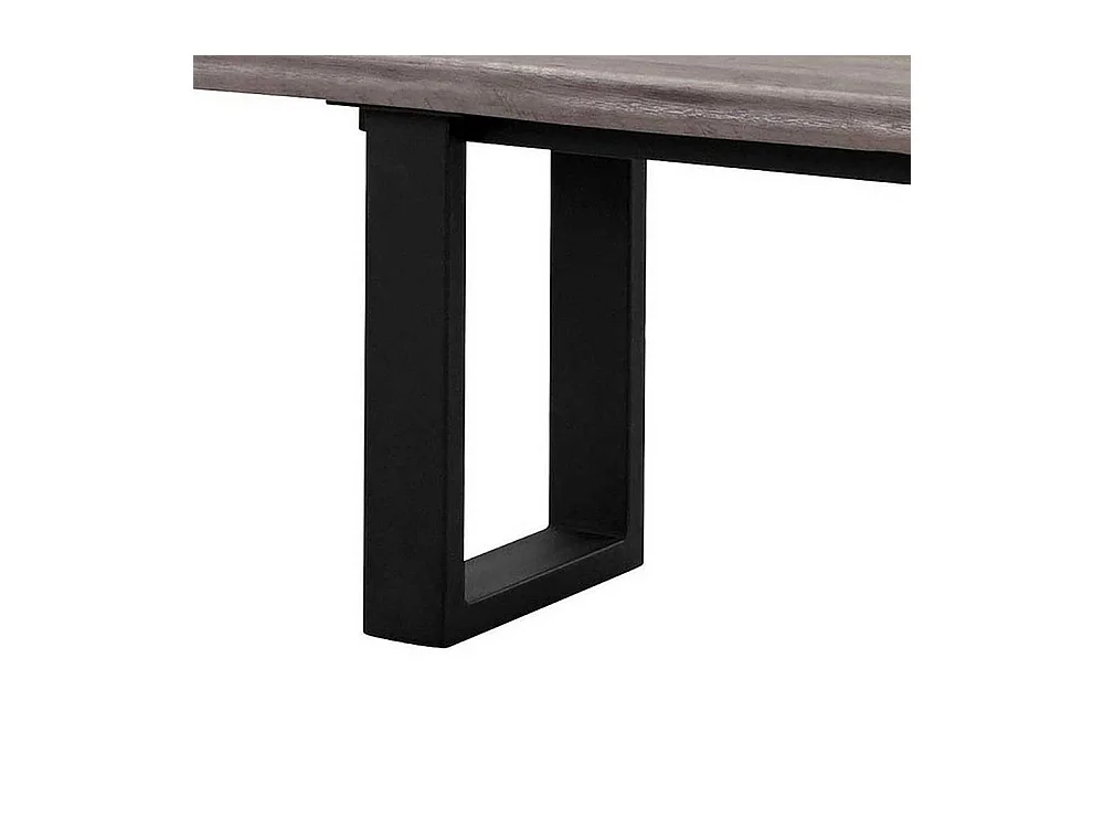 Esszimmersitzbank im Industry und Loft Stil Bügelgestell aus Metall