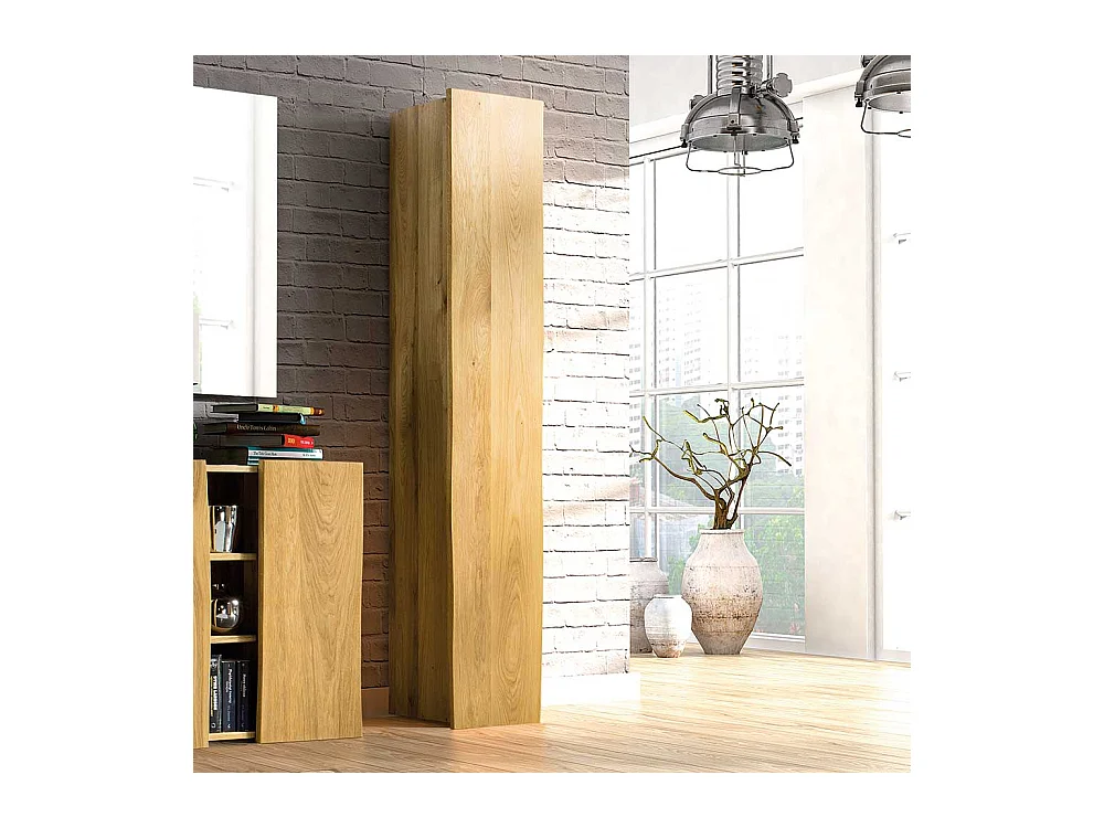 Massivholz Schuhschrank mit Baumkante Eiche geölt