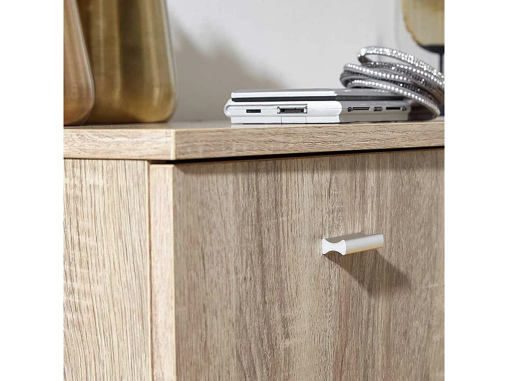 Garderobenschuhschrank in Sonoma-Eiche 2 türig