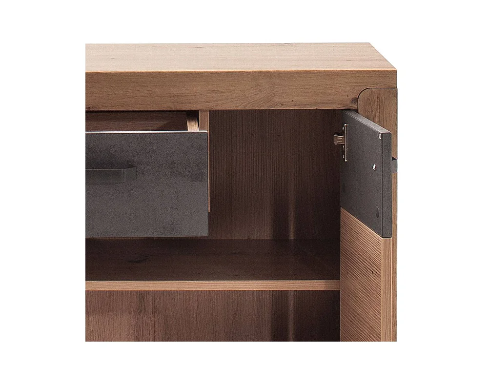 Schuhschrank Schuh Schrank mit einer Schublade und Drehtüren