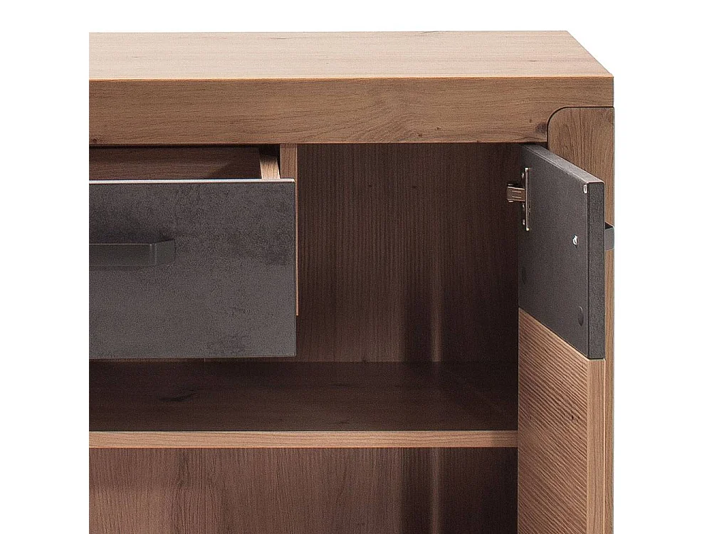 Schuhschrank Schuh Schrank mit einer Schublade und Drehtüren