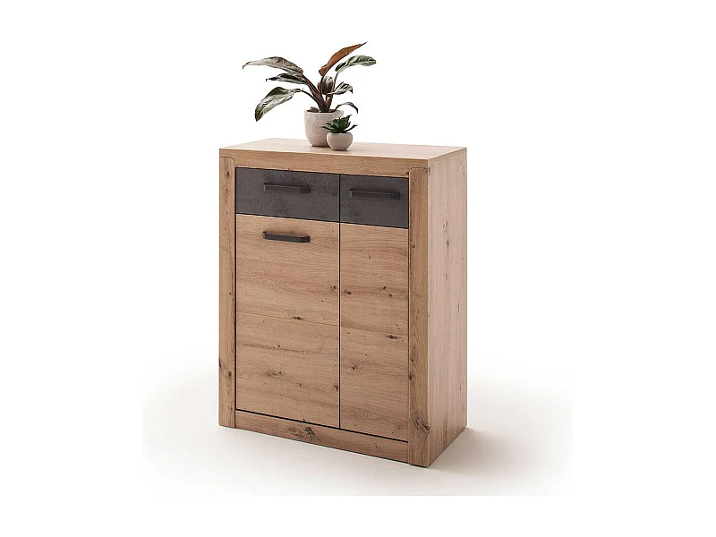 Schuhschrank Schuh Schrank mit einer Schublade und Drehtüren