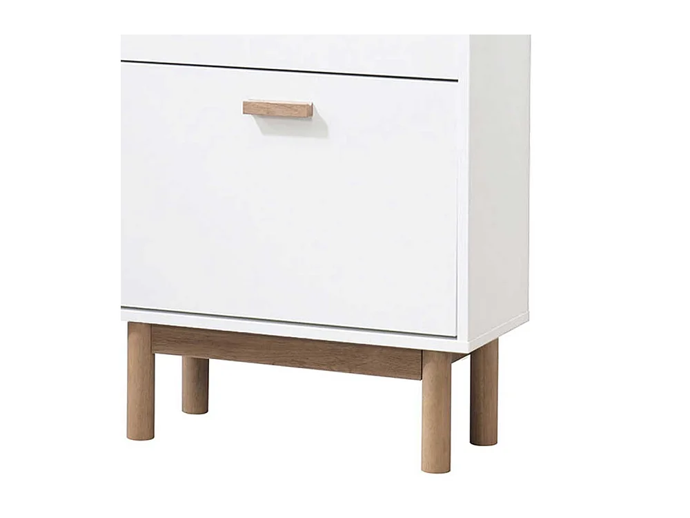 Schuhschrank Schuh Schrank in Weiß mit Vierfußgestell