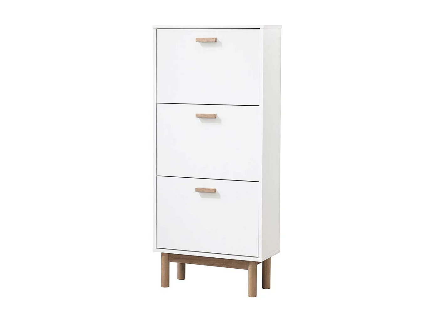 Schuhschrank Schuh Schrank in Weiß mit Vierfußgestell