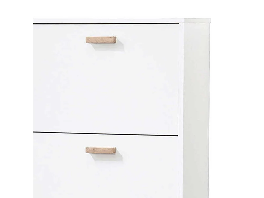 Schuhschrank Schuh Schrank in Weiß mit Vierfußgestell