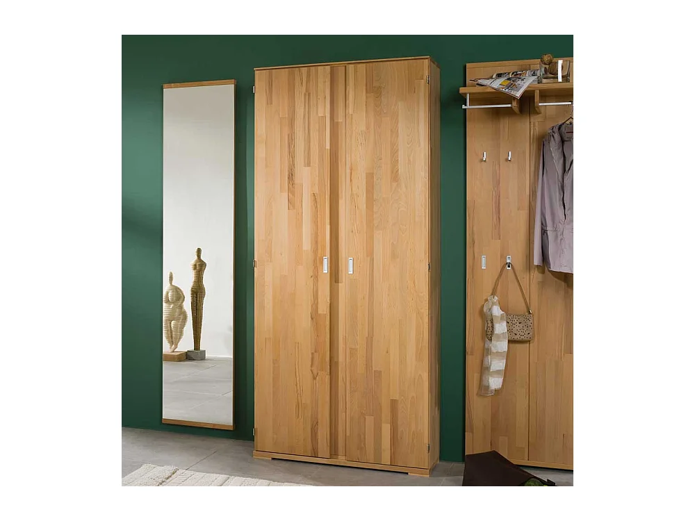 Schuhschrank für 45 Paar Schuhe Kernbuche Massivholz