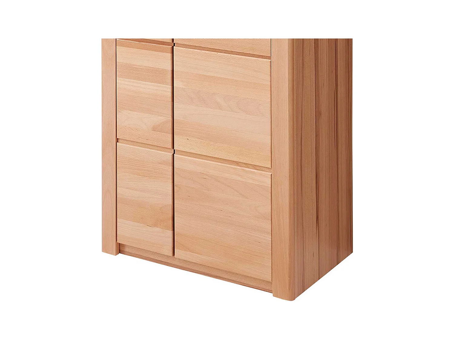 Garderoben Schuhschrank mit acht Einlegeböden Massivholztür