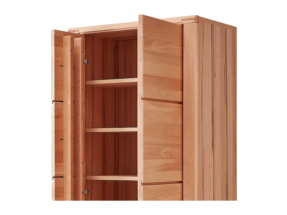 Garderoben Schuhschrank mit acht Einlegeböden Massivholztür