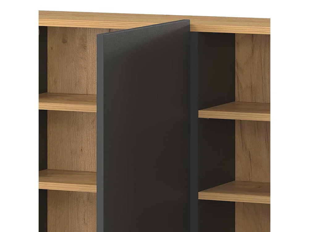 Garderobenschuhschrank Hängeschrank mit Drehtüren in modernem Design