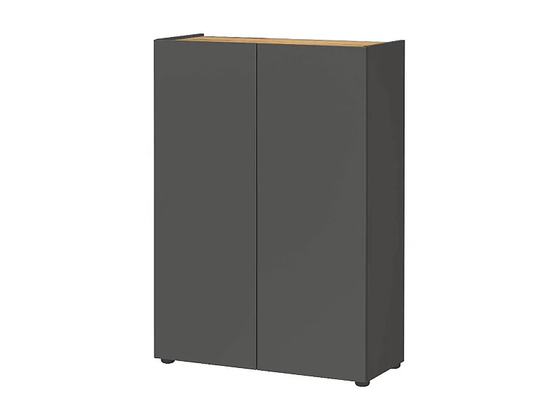 Schuhschrank Schuh Schrank Made in Germany in Dunkelgrau