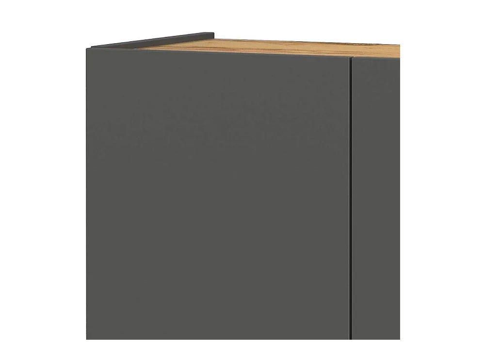 Schuhschrank Schuh Schrank Made in Germany in Dunkelgrau